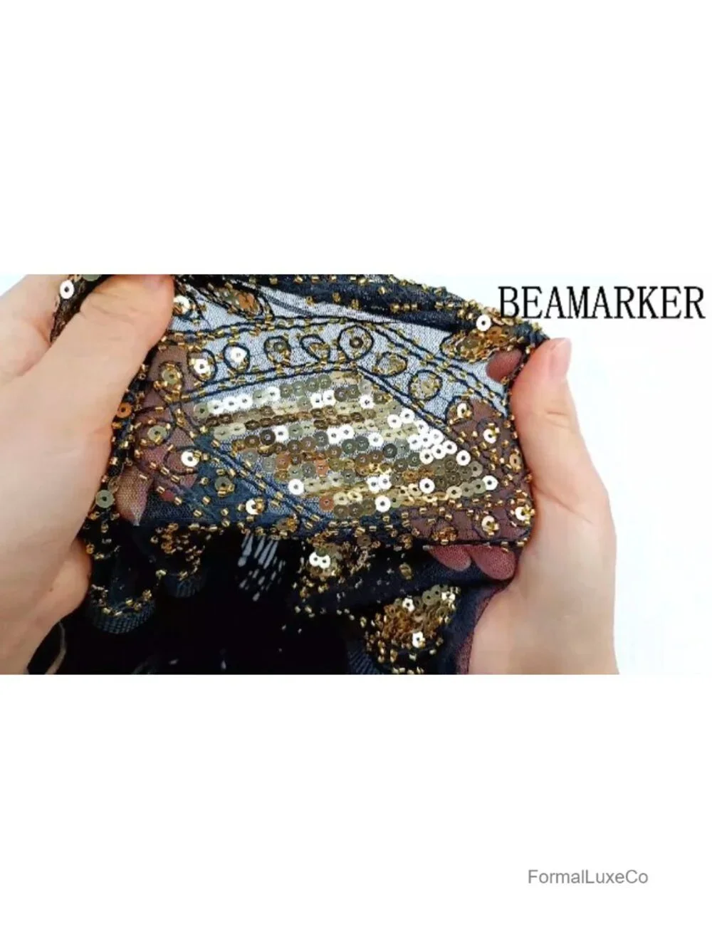 1920s Sequin Beaded Flapper Evening Shawl Wrap Short Capelet Cover Up